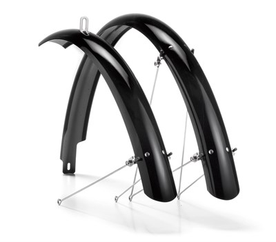 Крылья SunnyWheel FE-115FR, полноразмерные для велосипедов 29", металлопластик, черные - фото 12765