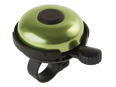 Звонок велосипедный, алюминий, D-53 мм, индивидуальная упаковка. Цвет: зеленый - фото 12804