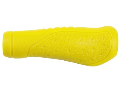 Грипсы M-Wave Ergogel, эргономичные, двухкомпонентные, L-125 мм, Цвет: желтый. - фото 12833