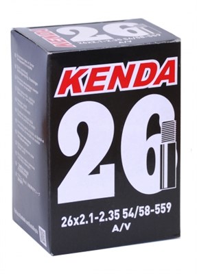 Велокамера Kenda 26x2.125-2.35, Extreme, a/v, толщина стенки 0.87 мм - фото 13097