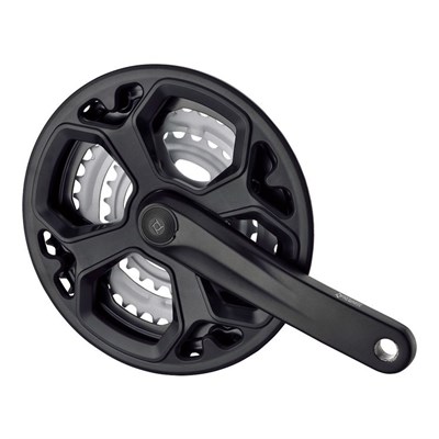 Система Prowheel TY-CM02, 3x8/3х7 скоростей, 28-38-48T, 175 мм, Trekking, черная  - фото 13512