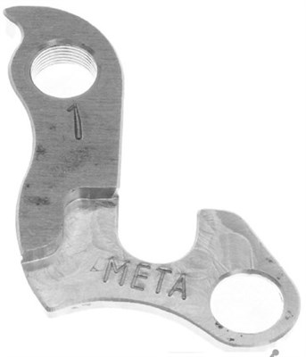 Петух заднего переключателя алюминиевый фрезерованный Meta1 - фото 15306