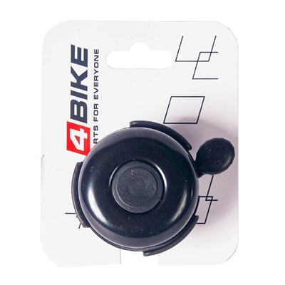 Велозвонок 4BIKE BB3204 латунь, D-52мм, черный - фото 15989
