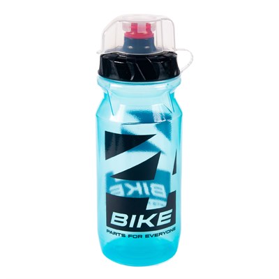 Велобутылка 4BIKE 553MPA 0,6 л, голубая полупрозрачная, с защитным колпачком. - фото 16258