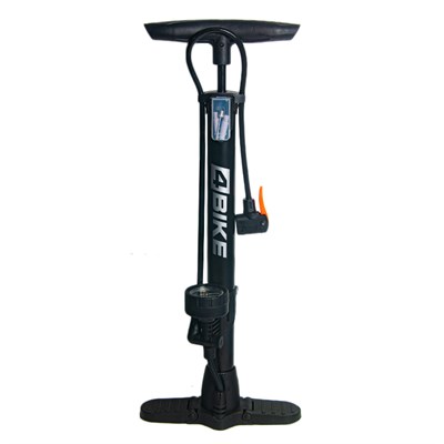 Насос 4BIKE ARV-6338N, напольный со шлангом, max 140 psi, с манометром, пластик/сталь, f/v, a/v ARV000656