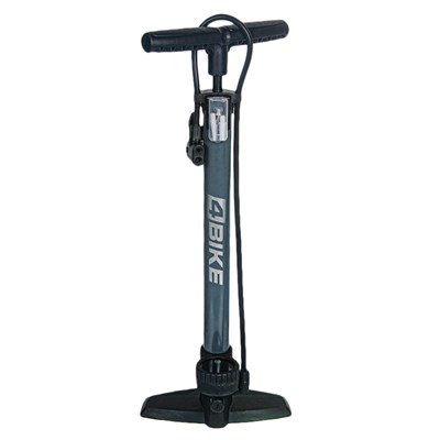 Насос 4BIKE ARV-5838D, напольный со шлангом, max 140 psi, с циф.манометром, пластик/сталь, f/v, a/v ARV000655