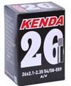 Велокамера Kenda 26x2.125-2.35, Extreme, a/v-48 мм, толщина стенки 0.87 мм