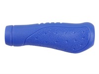 Грипсы M-Wave Ergogel, эргономичные, двухкомпонентные, L-125 мм, Цвет: синий.