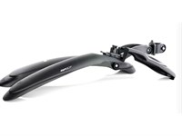Крылья для велосипеда Simpla GP SDE для велосипедов 24-28" с амортизаторами, универсальные, черные, комплект 