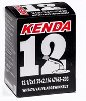 Велокамера Kenda 12x1.75-2.25 a/v с загнутым ниппелем