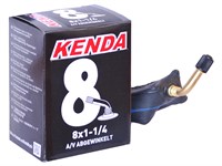 Велокамера Kenda 8x1-1/4, a/v с загнутым ниппелем