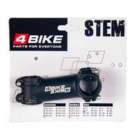 Вынос руля 4BIKE ARV000183, алюминиевый, L:90, R:+7°, D:31.8мм, индивидуальная упаковка, чёрный 