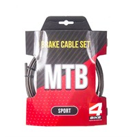 Комплект трос+рубашка тормоза 4BIKE MTB SPORT APM-MB-K1-KB-XX в индивидуальной упаковке.