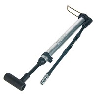 Насос 4BIKE ARV-2124B, ручной со шлангом, max 120 psi, с манометром, пластик/алюминий, f/v, a/v ARV000652