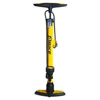 Насос 4BIKE ARV-6638B, напольный со шлангом, max 140 psi, с манометром, пластик/сталь, f/v, a/v ARV000657