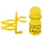 Велобутылка VENTURA KIDS PBO 300 Smile с держателем желтая 340214 - фото 14379